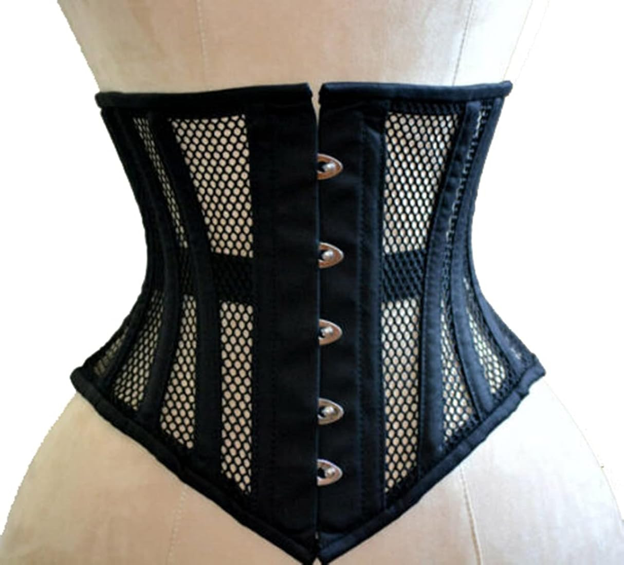 Women's Waist Training Underbust Corset Steel Boned Hourglass Body Shaper | Amazon (US)