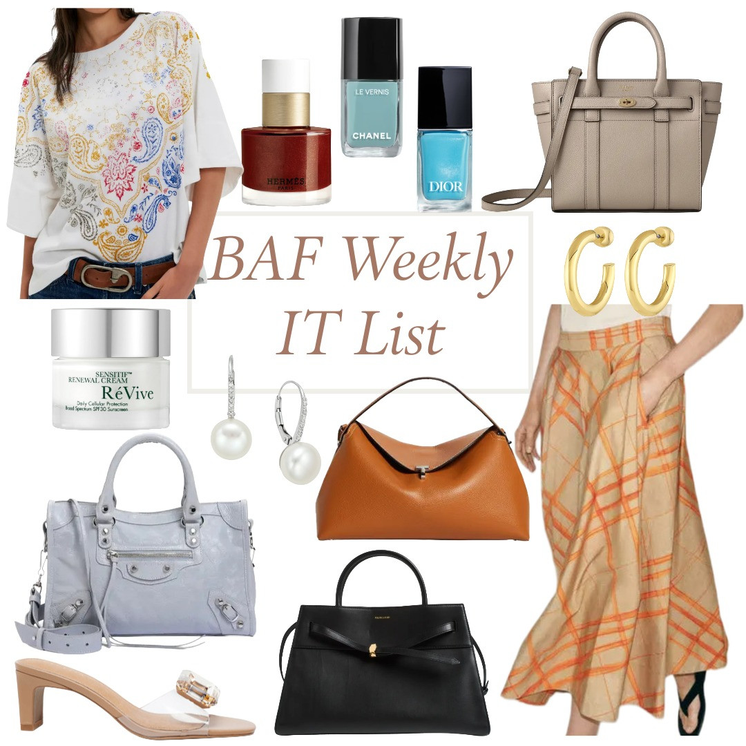 What's trending on the blog this week. Summer nail polish, maxi skirts, pearl jewelry, the anonymous handbag, and touches of glam. Love! 

 #LTKOver40 #LTKPetite #LTKBeauty