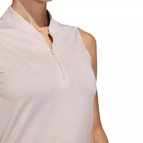adidas Women's Two-Color Ottoman Sleeveless Golf Polo | Dick's Sporting Goods