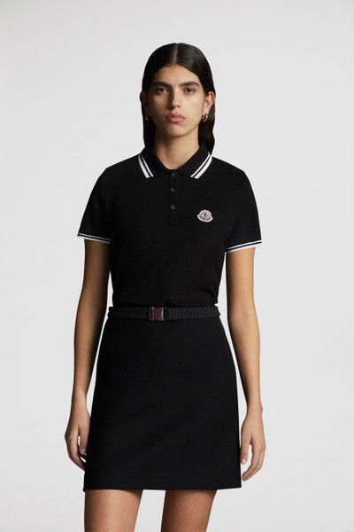 Black Logo Patch Polo Shirt - Tops & T-shirts for Women | Moncler US | Moncler