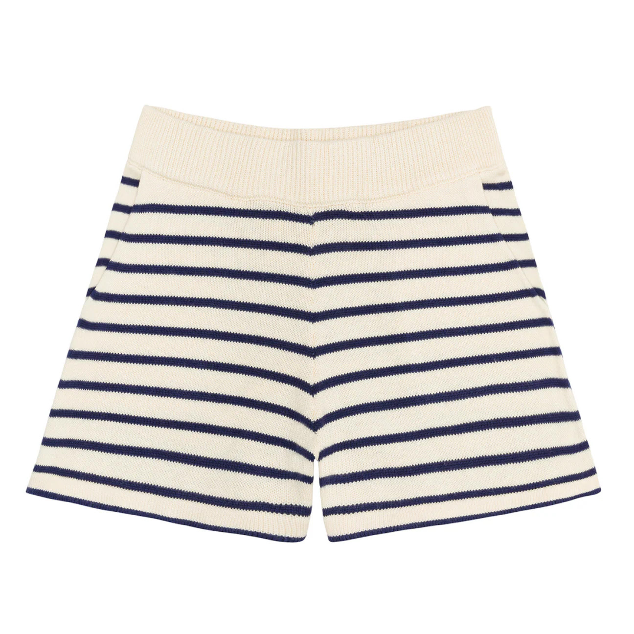 women's breton stripe knit short | Minnow