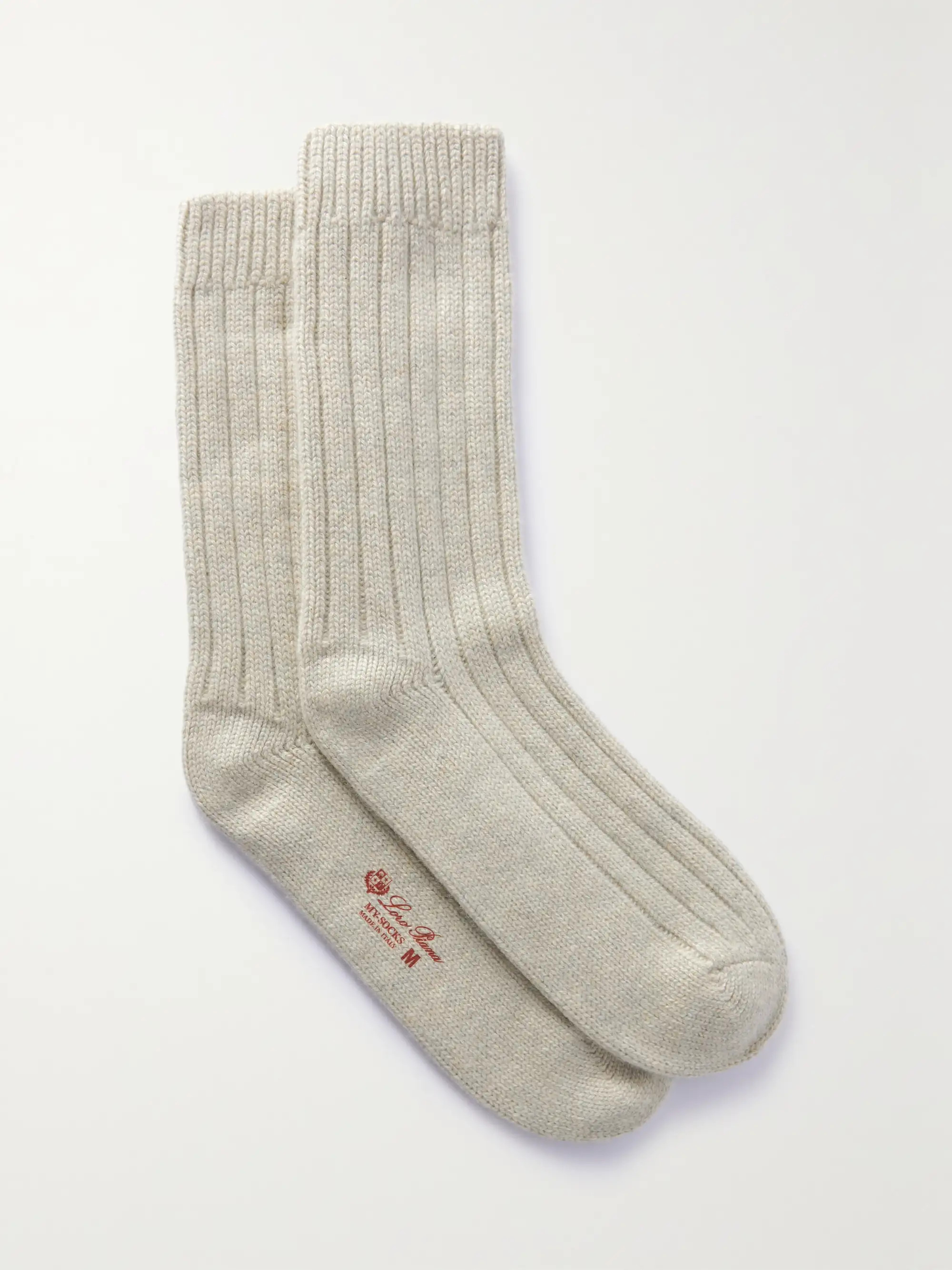 Bobby ribbed-knit cashmere socks | NET-A-PORTER (UK & EU)