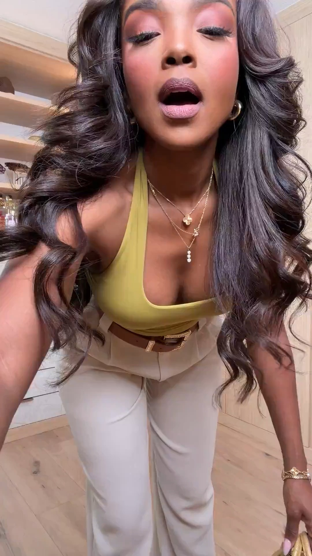 Hi babes! 🤎

This is one of those elevated neutral outfits that always looks expensive and put together with minimal effort ✨ The olive halter top paired with these flowy wide-leg trousers gives such a chic summer vibe while still feeling lightweight and comfortable.

Perfect for:
Dinner dates
Vacation nights
Brunch outfits
Summer events
Girls night
Elevated everyday looks

I love versatile basics like these because you can style each piece so many different ways — the trousers work with bodysuits, tanks, and blazers while the halter top pairs perfectly with denim, linen, or skirts for endless outfit combos. Definitely worth the cost per wear.

Everything is linked below 🤍

xx Kira | Kira’s Fashion Finds

34D - 27 - 40 | size small or 4

#LTKmorningroutine #LTKgrwm #LTKvlog