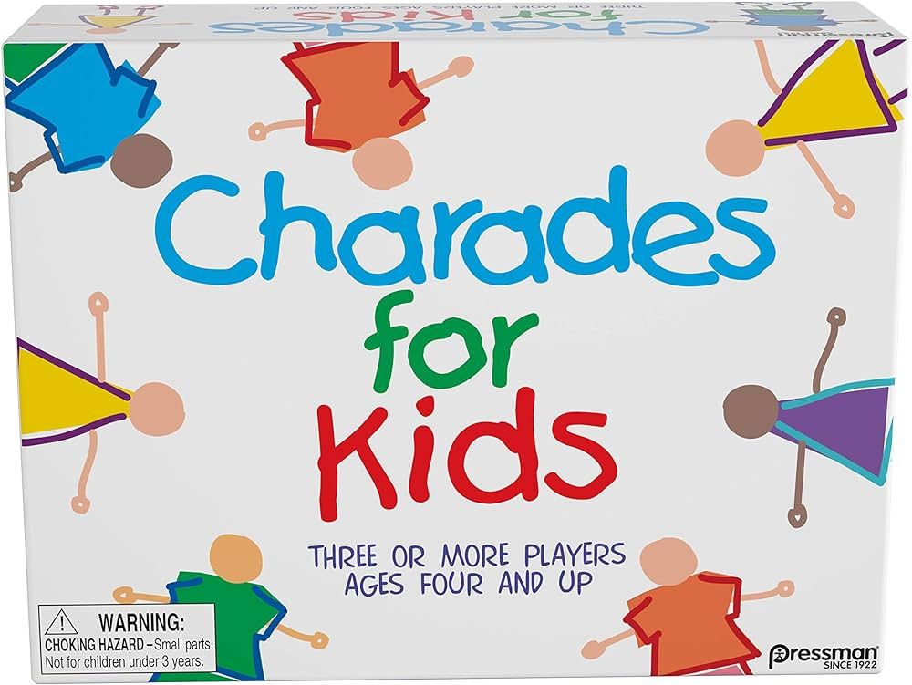 Pressman Charades for Kids - The 'No Reading Required' Family Game, 5" | Amazon (US)