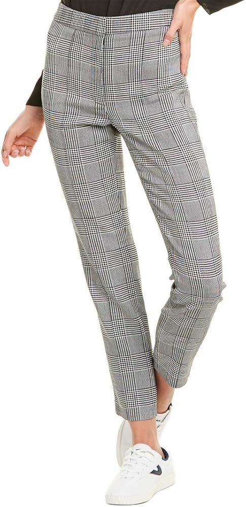 Adam Lippes Double Faced Plaid Wool Cigarette Pants | Amazon (US)