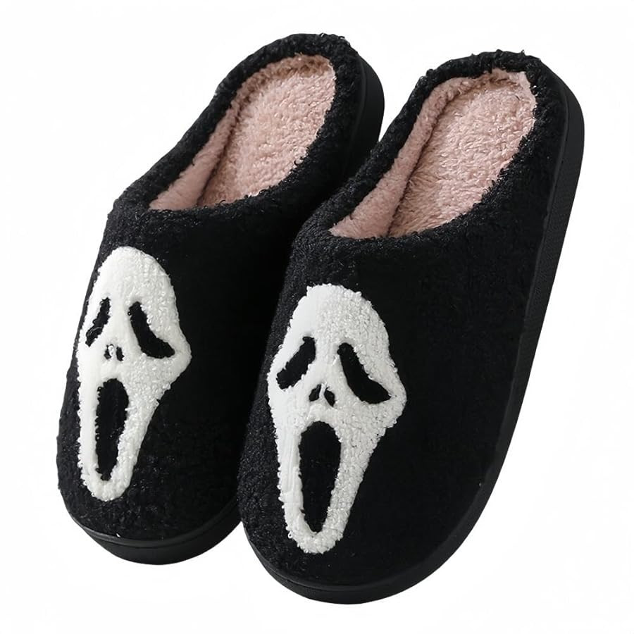 Halloween Slippers for Women Retro Soft Cozy Comfy Plush Lightweight Slip-on Indoor Outdoor Anti-... | Amazon (US)