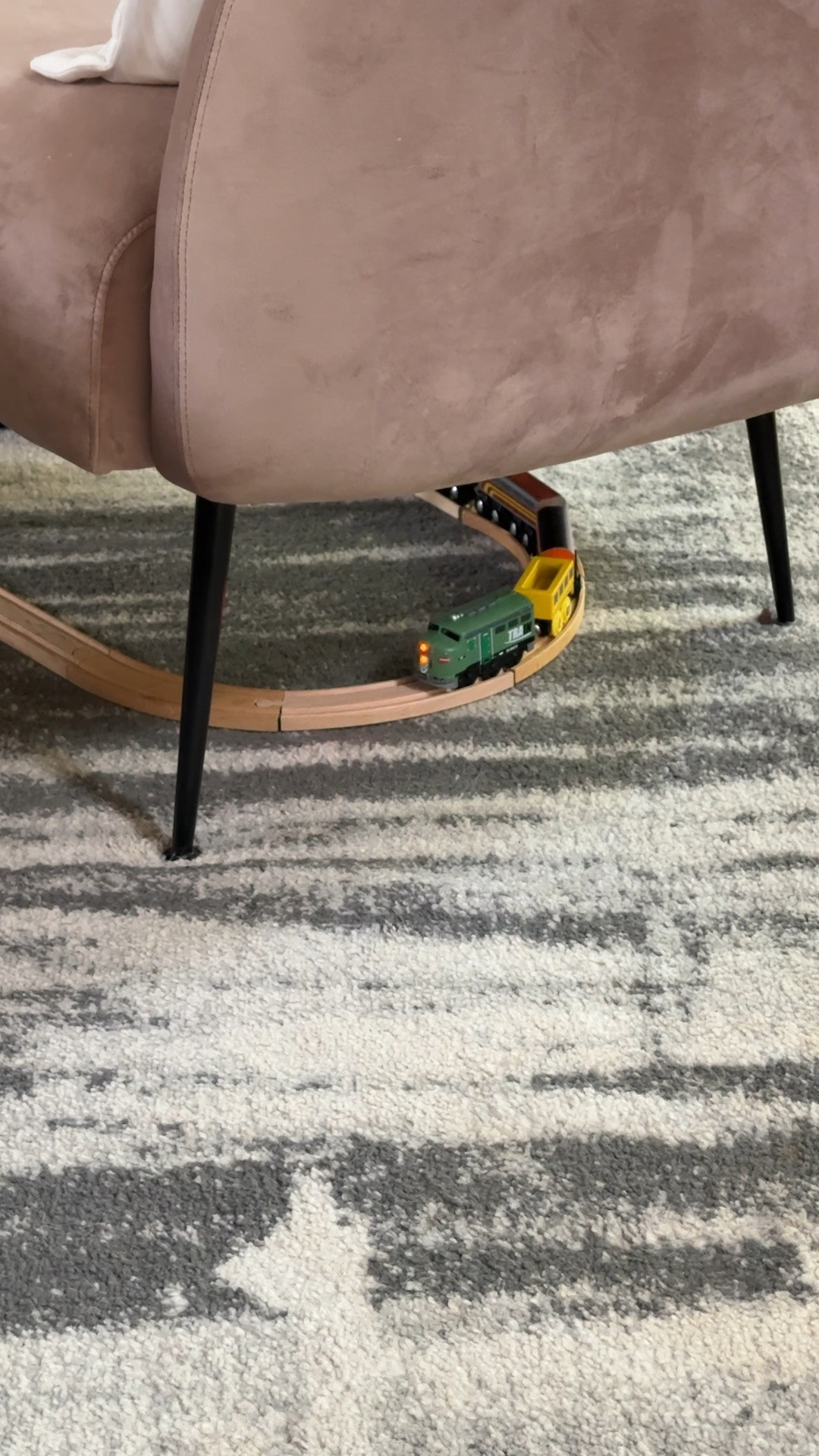 Battery operated train for wood tracks. Remote control train

#LTKKids