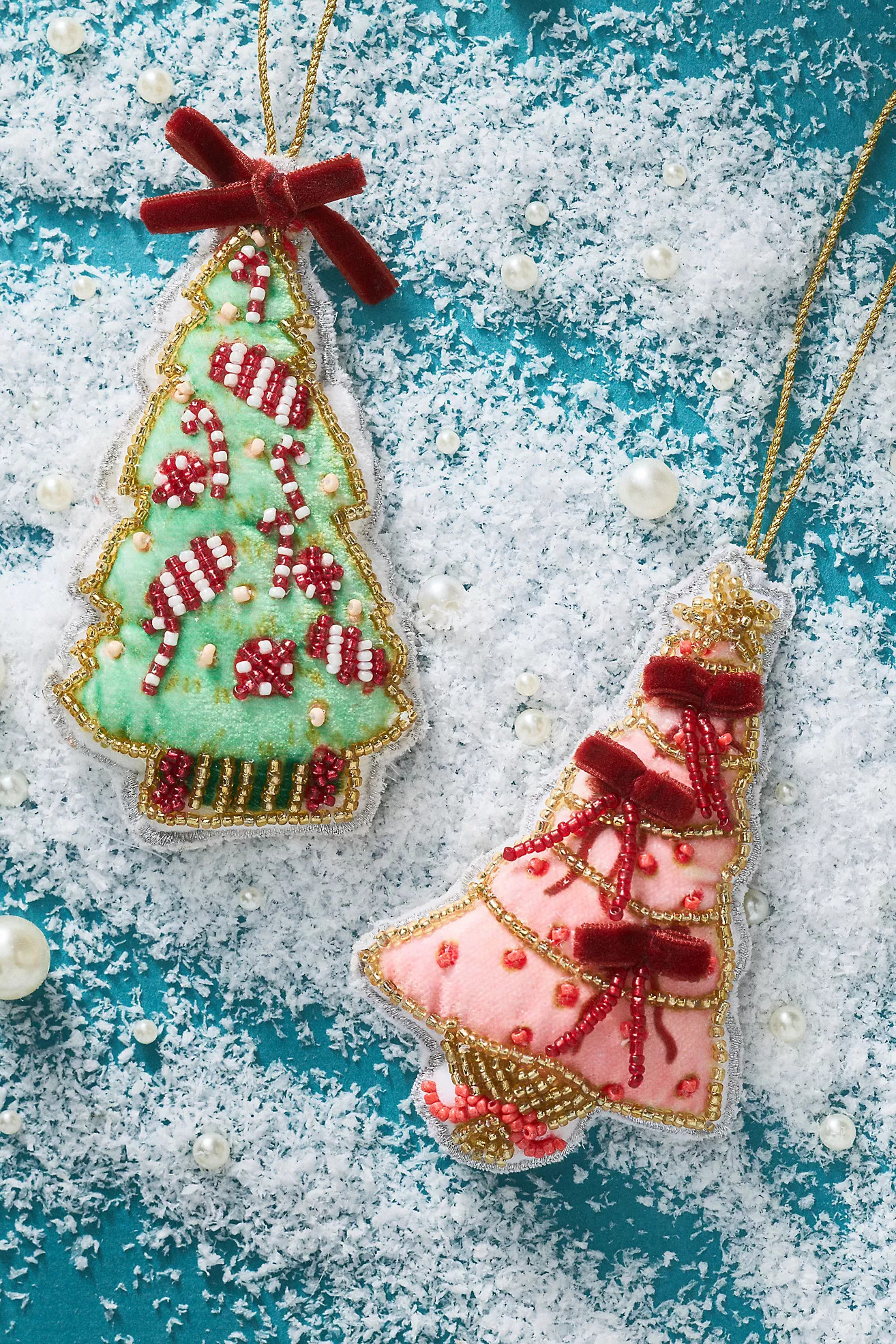 Fabric Christmas Tree Ornament | Anthropologie (US)