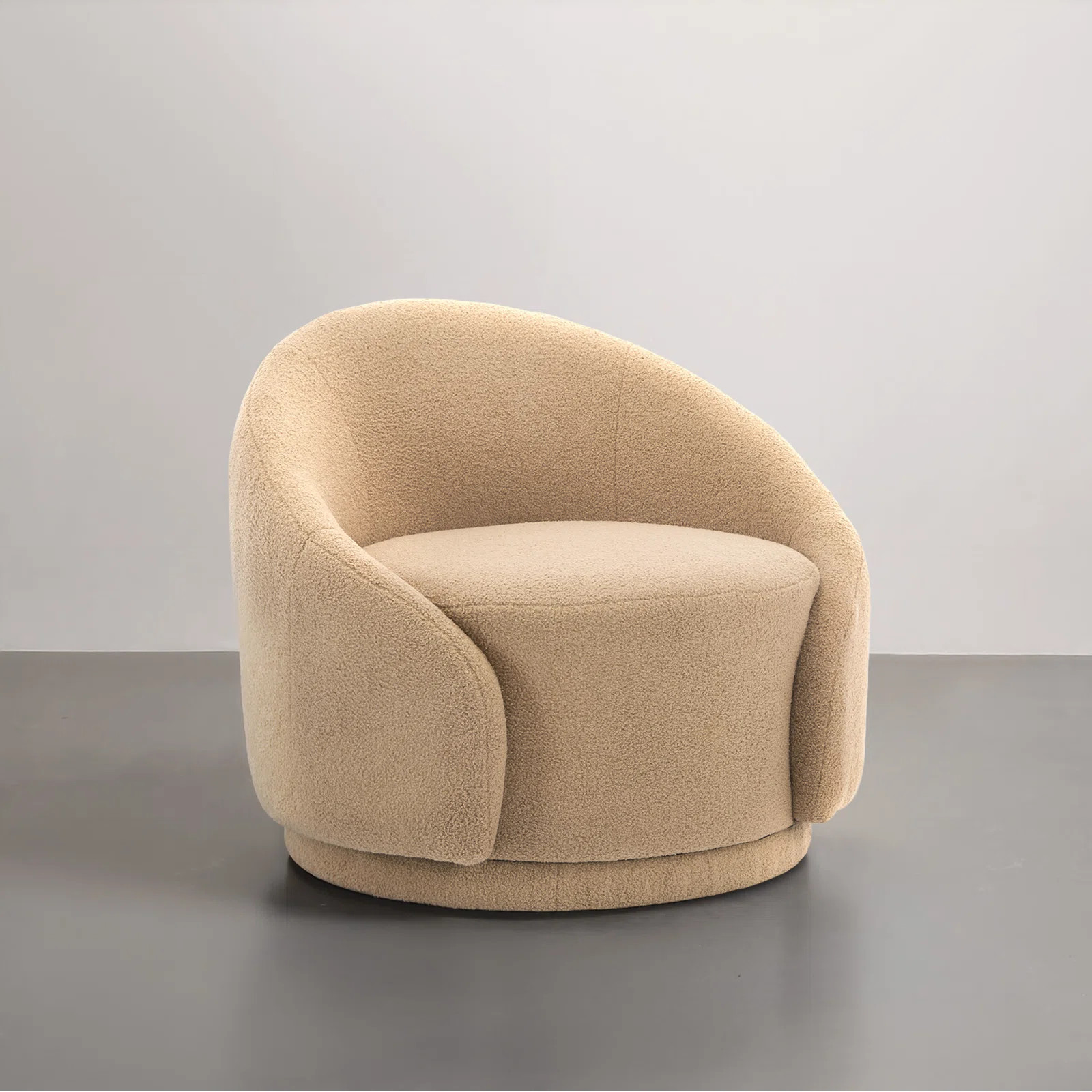 Aunna Upholstered Swivel Barrel Chair | Wayfair North America