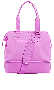 BEIS The Mini Weekend Bag in Berry from Revolve.com | Revolve Clothing (Global)