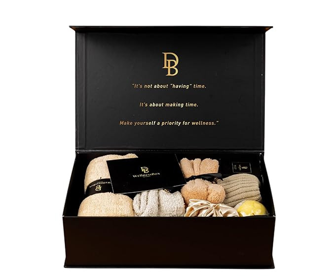 Wellness Box 12pc Self Care Spa Gift Basket for Women - Loving Gift Basket for Mothers Day, Birth... | Amazon (US)