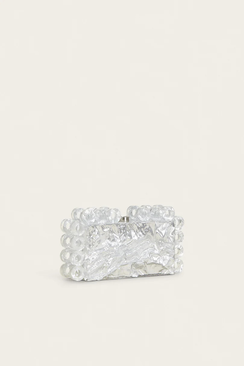 HARLOW CLUTCH - SILVER | Cult Gaia - US