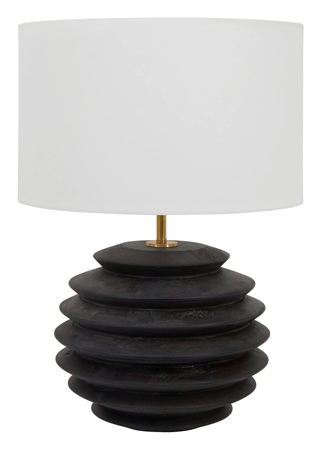 Willow Round Lamp - Ebony | Jayson Home