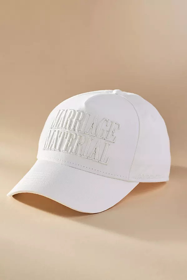 BRIDEMERCH Marriage Material Baseball Cap | Anthropologie (US)