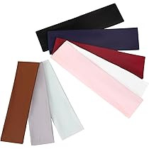 8 Pack Sport Headbands for Women, Elastic Soft Fabric Non-Slip Hair Bands Hair Warp for Daily Wor... | Amazon (US)