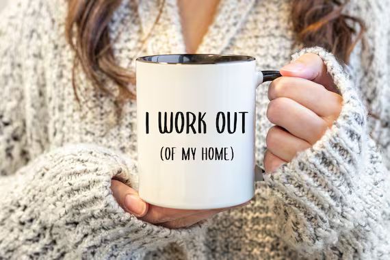 Work From Home Gift I Work Out Of My Home Mug Stay at Home Mom Coffee Cup Entrepreneur Gifts Home... | Etsy (US)