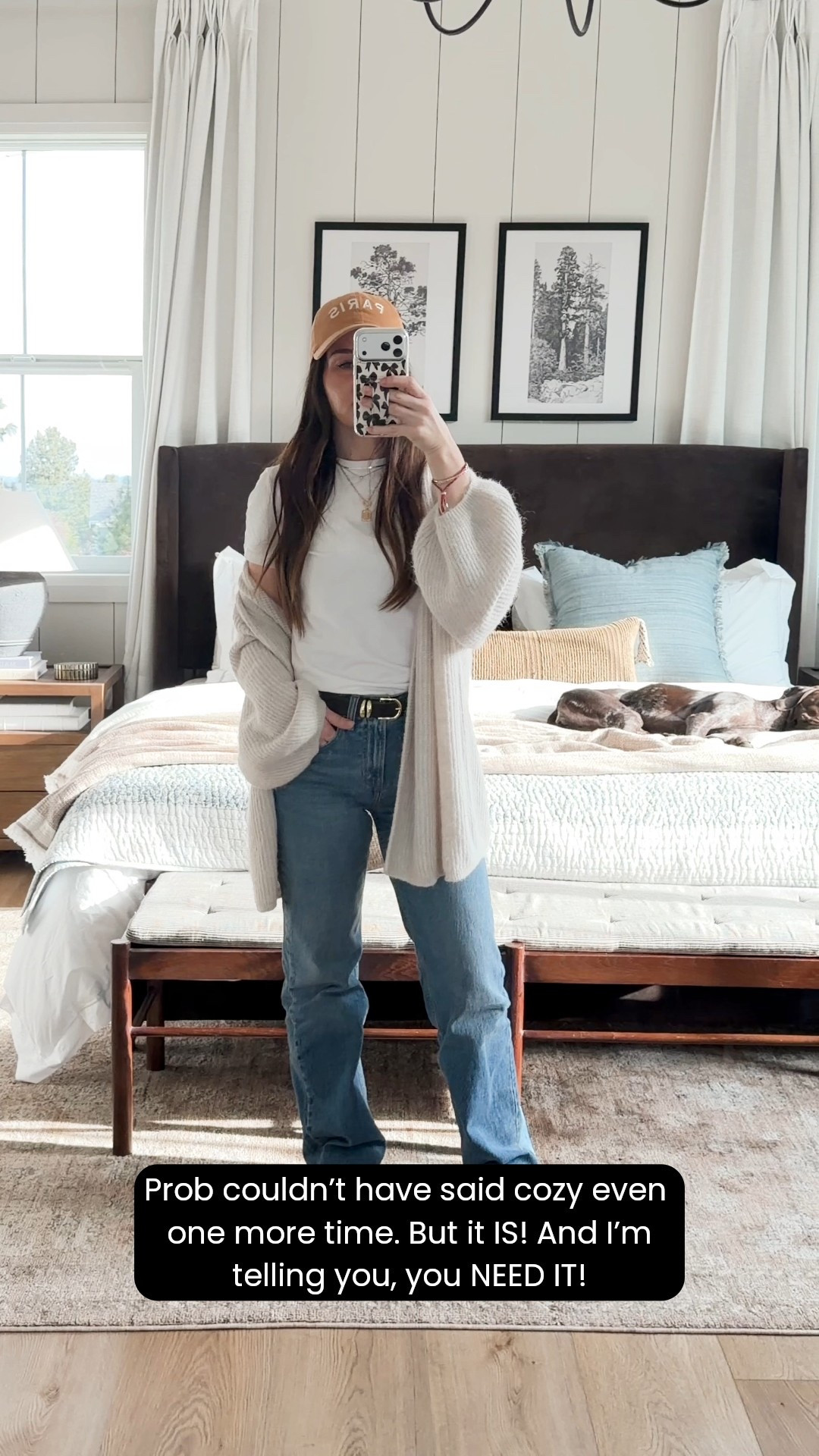 I’m telling you, you need this cozy cardigan! Size up to a large. Love, love, love the subtle bubble sleeve.

Target, Universal thread, OOTD, spring fashion, T-shirt, tea, basics, jeans, denim, Abercrombie, high-rise, 90s relaxed, hat, accessories, jewelry, Amazon find, Amazon fashion ￼

#LTKmomlife #LTKootd #LTKSaleAlert
