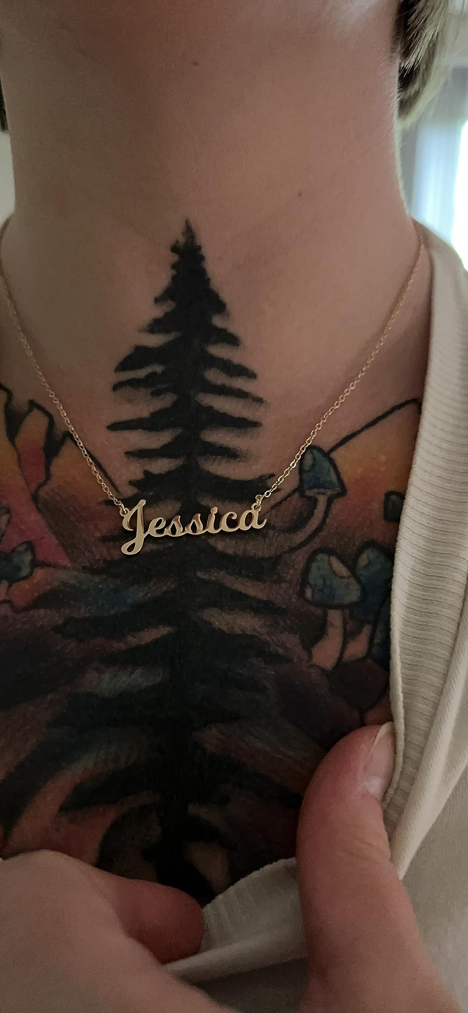 Ursteel Custom Name Necklace Personalized, 14K Gold Plated Personalized Name Necklace Dainty Name... | Amazon (US)