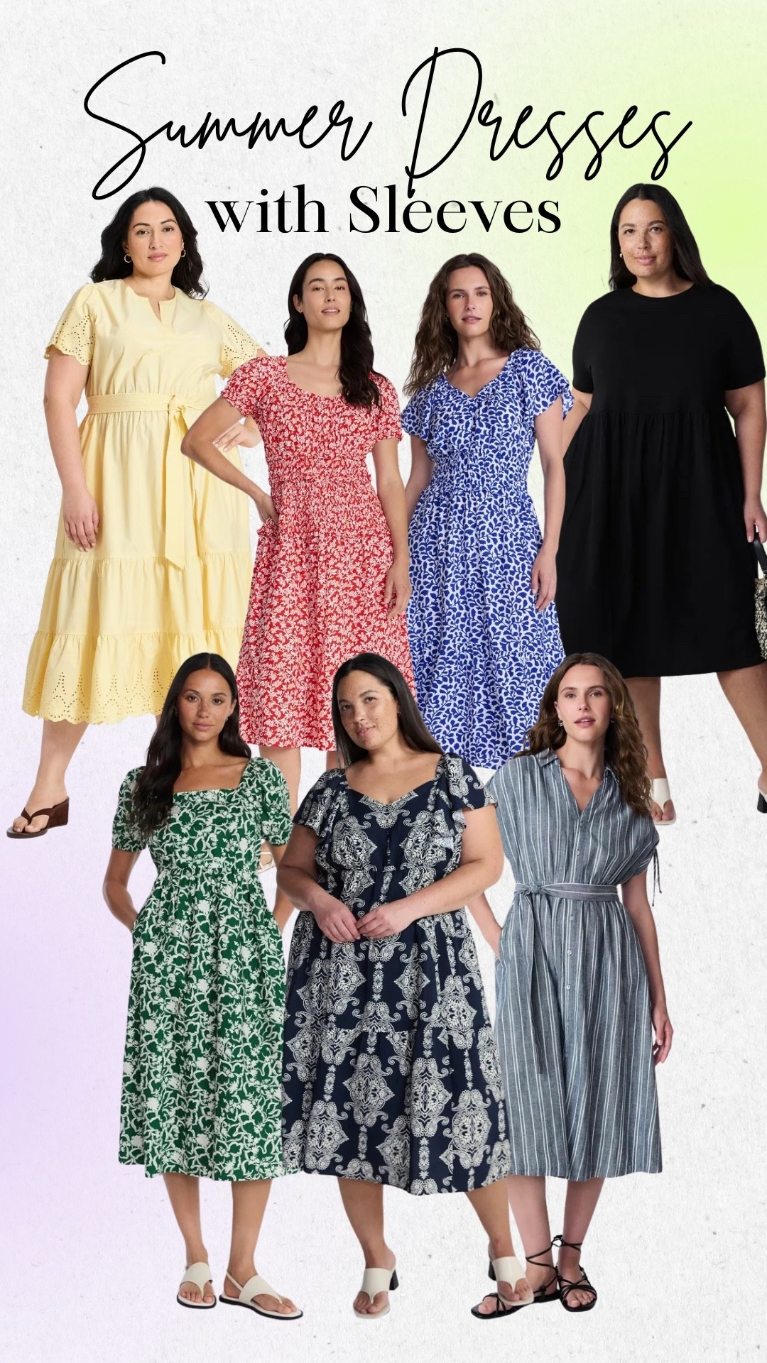 Round up of some summer dresses with sleeves! All midi to maxi length and under $50

#LTKootd #LTKSaleAlert #LTKPlusSize