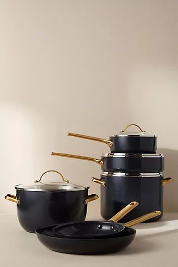 GreenPan Reserve Ceramic Nonstick 10-Piece Cookware Set | Anthropologie (US)