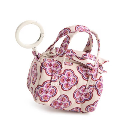 Vera Bradley Women's Outlet Cotton Essential Duffel Bag Charm Lavender Geo | Target