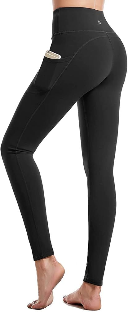 CAMBIVO High Waisted Leggings for Women, Yoga Pants with Pockets for Women Tummy Control Non See ... | Amazon (CA)