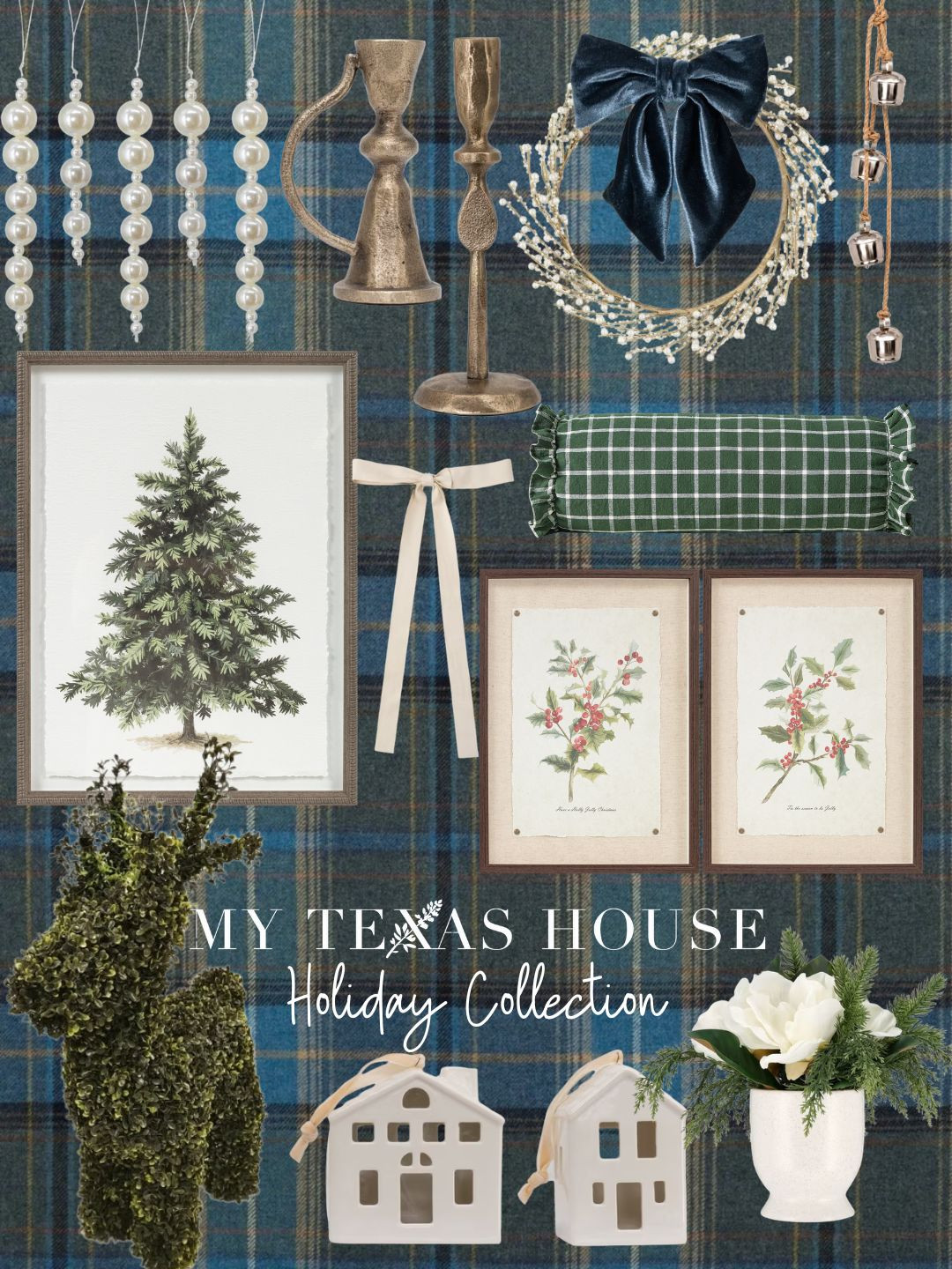 A little blue and green holiday decor moment for you guys!! Shop full collection online and in select Walmart Locations now! 

 #LTKSeasonal #LTKHome