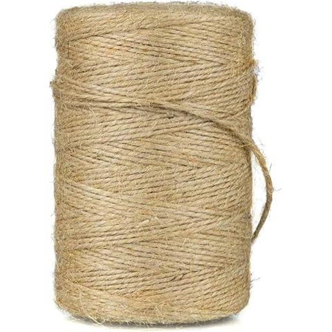 Amazon.com: PerkHomy 1100 Feet Jute Twine String 2mm Natural Thin Twine for Crafts Gardening Gard... | Amazon (US)