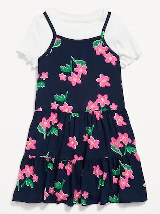Tiered Cami Dress and T-Shirt Set for Toddler Girls | Old Navy (US)