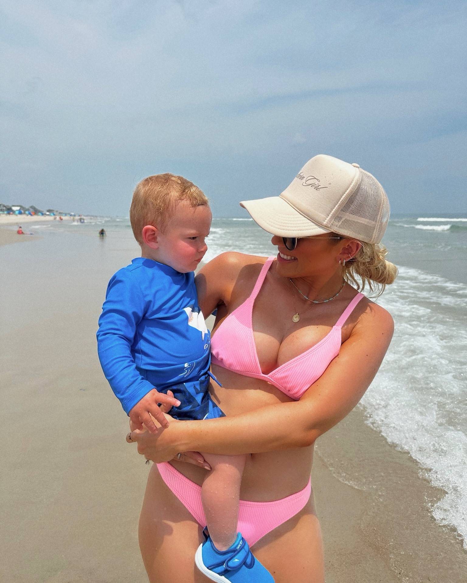 Beach days with my favorite little guy 🐚☀️ Linking my pink suit, his adorable baby swimsuit, and our favorite beach toys that kept him entertained for hours!
Everything is perfect for a sunny day at the shore 🌊 #BeachDay #AuntLife #MatchingMoments #LTKbaby #LTKswim #LTKfamily

#LTKBaby #LTKKids #LTKSwim