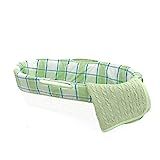 Tadpoles Deluxe Cable Knit Moses Basket Bedding Only, Green | Amazon (US)