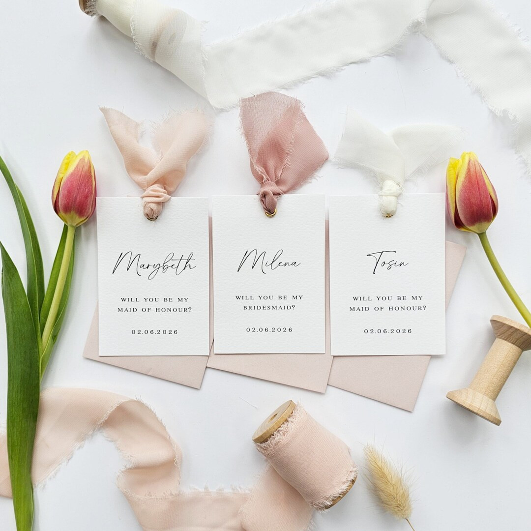 Bridesmaid Proposal Cards | A7 Mini | Will You Be My Bridesmaid Gift for Bridal Party - Etsy | Etsy (US)