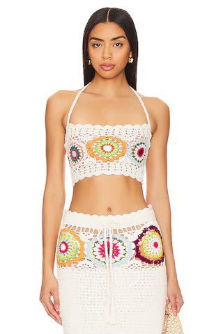 Lovers and Friends Kestrel Crochet Top in Tropical Multi from Revolve.com | Revolve Clothing (Global)