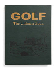 Golf The Ultimate Book Leather Bound Edition Book | Luxury Gifts | Marshalls | Marshalls