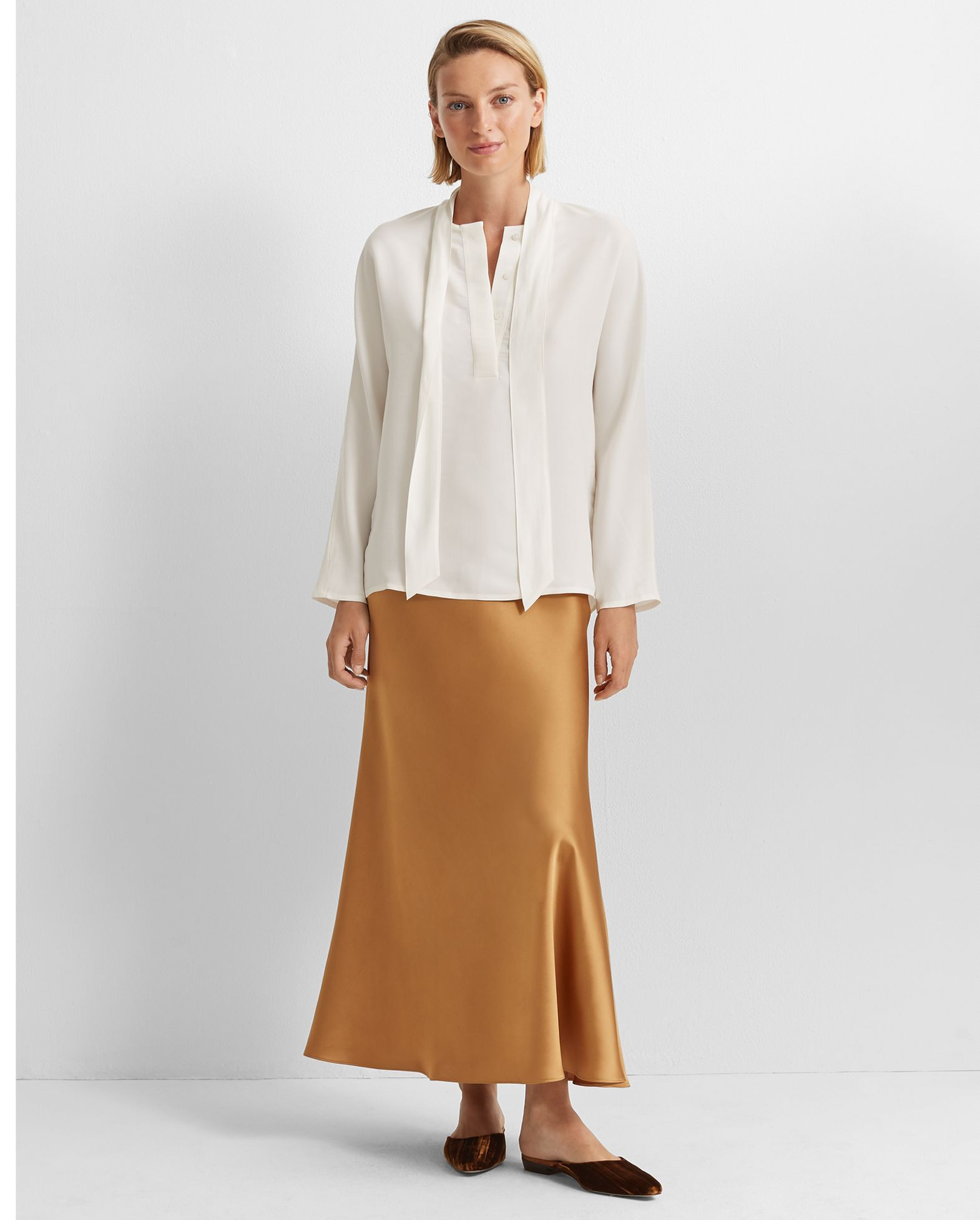 Long Bias Slip Skirt | Club Monaco (Global)
