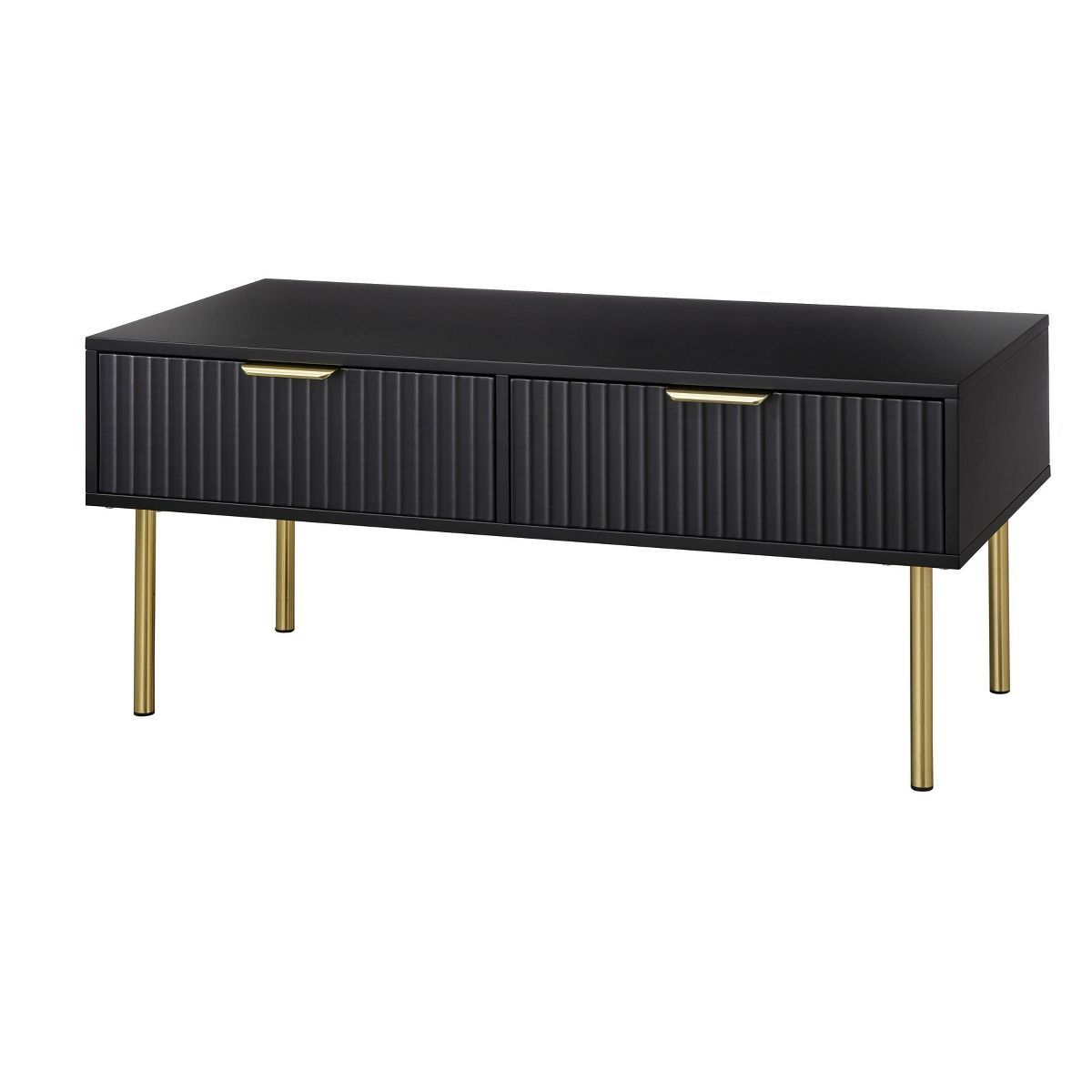 Russo Channel Front Coffee Table with 2 Drawers - Lifestorey | Target
