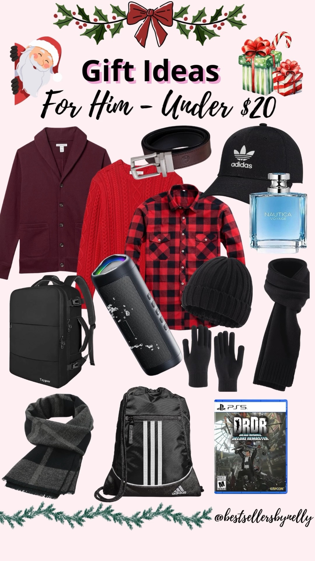 Easy gift ideas for him — all under $20🎁🎄

From cozy winter accessories and everyday basics to tech finds and stocking stuffers, these are practical, affordable gifts he’ll actually use. Perfect for husbands, dads, brothers, teens, and last-minute shoppers.

🛍️ All linked & budget-friendly

⸻

gifts for him
gift ideas for men
gifts for men under 20
budget gift ideas
affordable gifts for him
stocking stuffers for men
Christmas gifts for men
holiday gifts for him
mens gift ideas
last minute gifts for him
useful gifts for men
practical gifts for men
winter accessories for men
mens winter scarf
mens beanie
mens gloves
mens backpack
mens cologne
tech gifts under 20
mens casual shirts
mens flannel shirt
mens cardigan
gaming gifts for men
PS5 games
gift guide for him
cheap gifts for men
mens everyday essentials
gifts for boyfriend
gifts for husband
holiday gift guide

#LTKGiftGuide #LTKMens #LTKHoliday