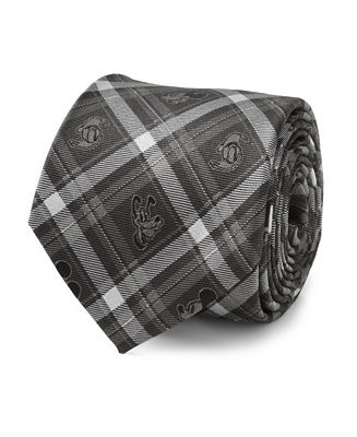 Men's Mickey and Friends Plaid Tie | Macy's