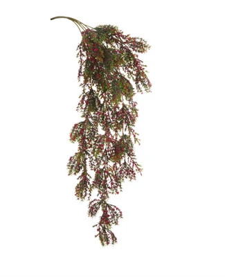 32" Hanging Faux Red Pepper Berry Pick | Cottage and Key