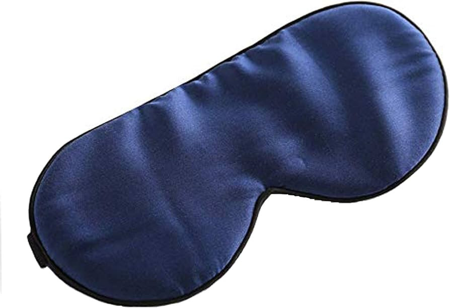Silk Eye Mask with Adjustable Strap, Satin Blackout Sleeping Mask for Men&Women, Comfortable Blin... | Amazon (US)