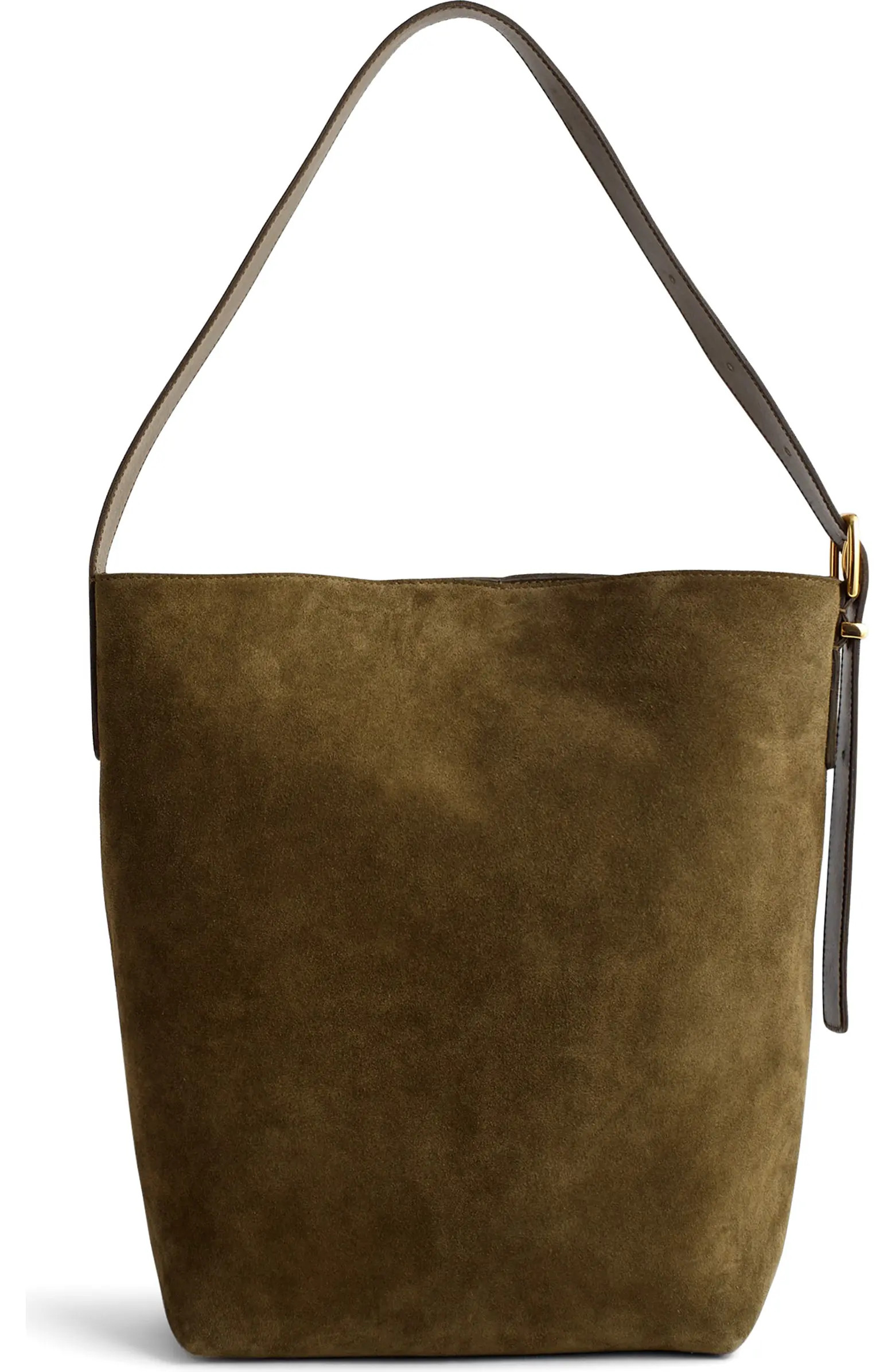 Essentials Suede Bucket Bag | Nordstrom