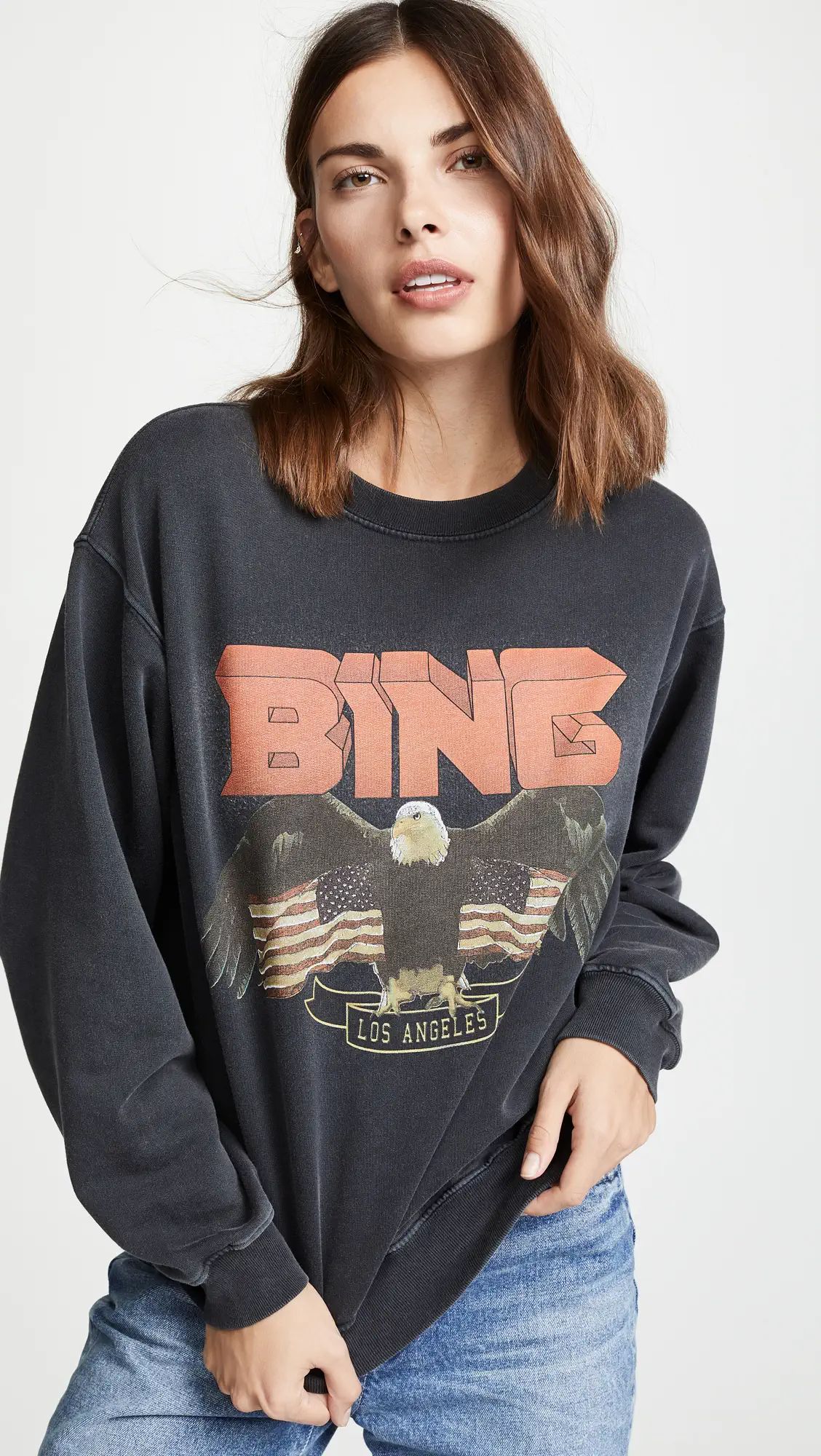 ANINE BING Vintage Bing Sweatshirt | Shopbop | Shopbop
