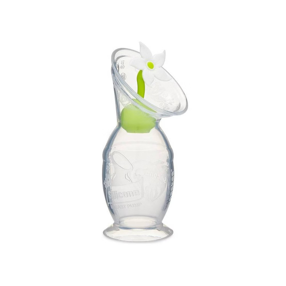 Haakaa Breast Pump with Suction Base and White Flower Stopper - 5oz | Target