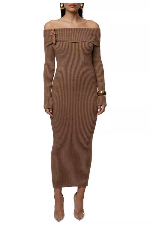 Women's Kira Ribbed Midi Dress | Macy's