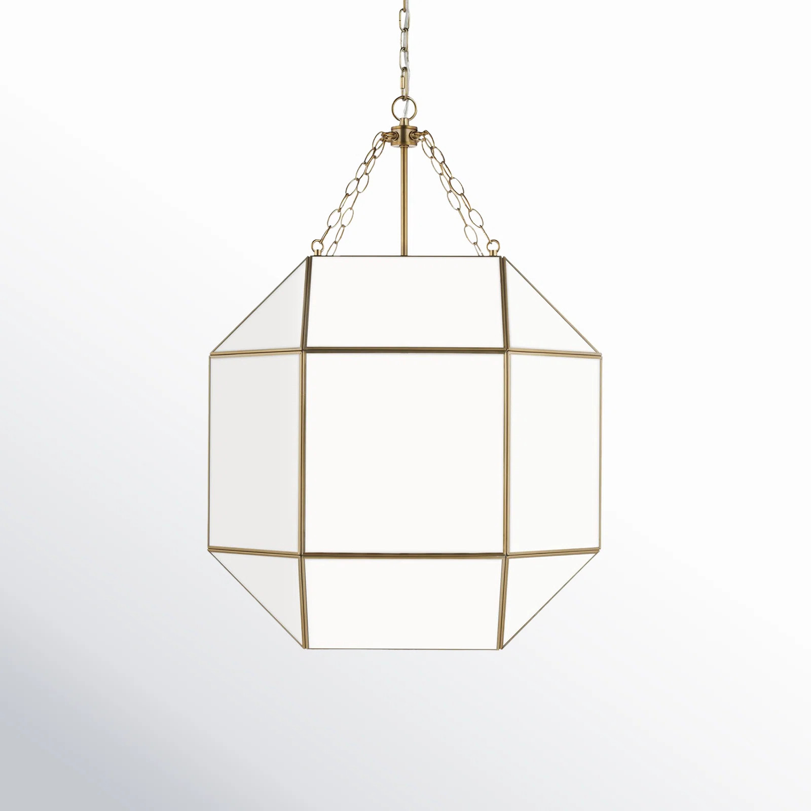 Reid 4 Light Glass Dimmable Pendant | Birch Lane