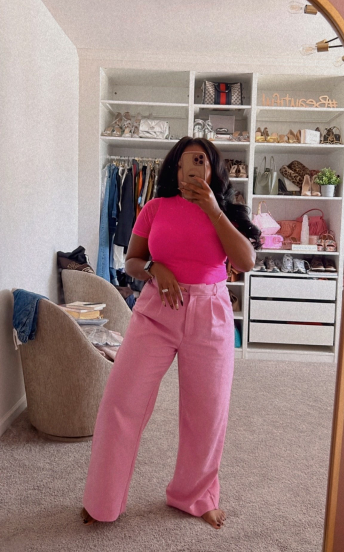 On Wednesdays we wear pink! Monochromatic pink outfit 

#LTKStyleTip #LTKFindsUnder50 #LTKPetite