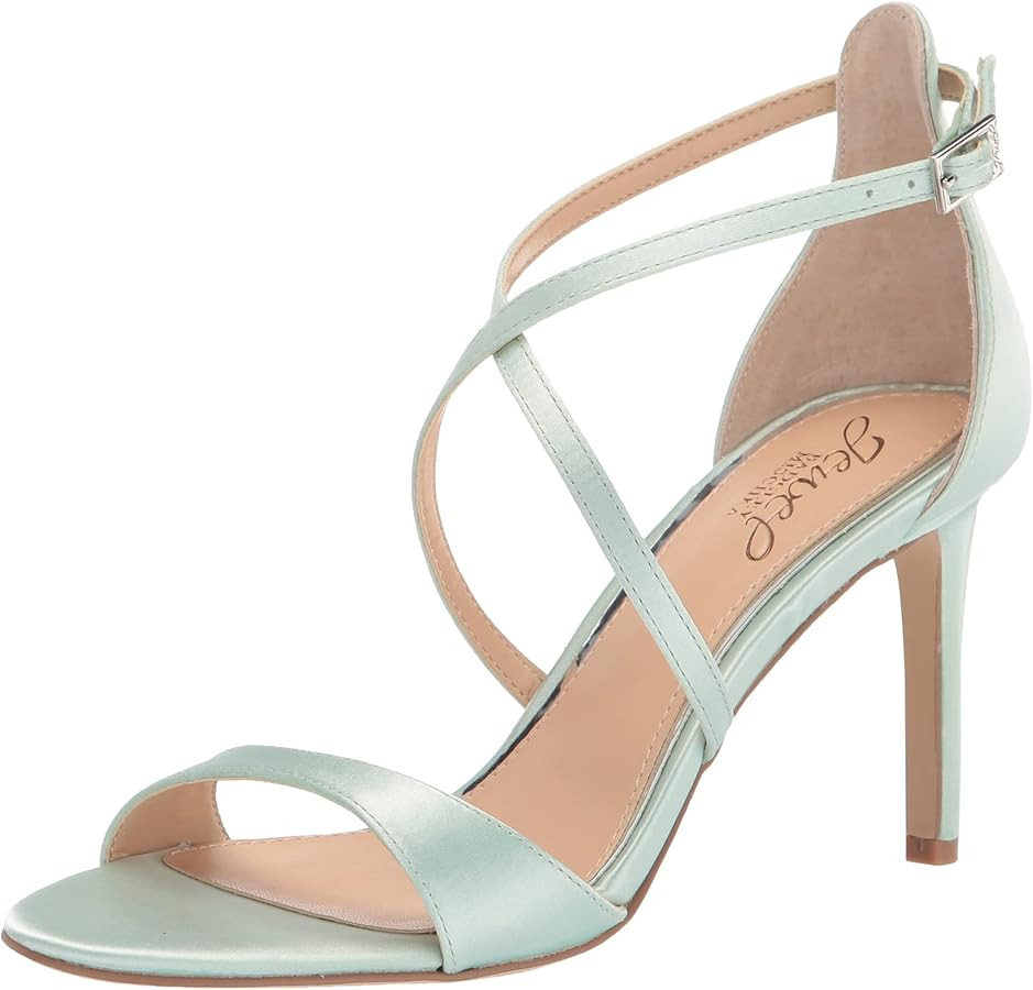 Jewel Badgley Mischka Women's Dimitra Heeled Sandal | Amazon (US)