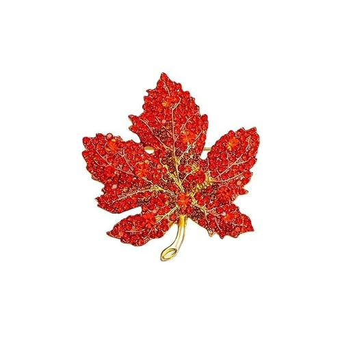 Thanksgiving Pumpkin Rhinestone Brooch Pins Pumpkin Maple Leaf Brooch Holiday Party Jewelry Halloween Thanksgiving Gifts (StyleD) | Amazon (US)