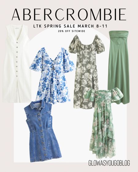 LTK SPRING SALE 2024
happening March 8-11!
20% sitewide at Abercrombie. 

#LTKwedding #LTKsalealert #LTKSpringSale