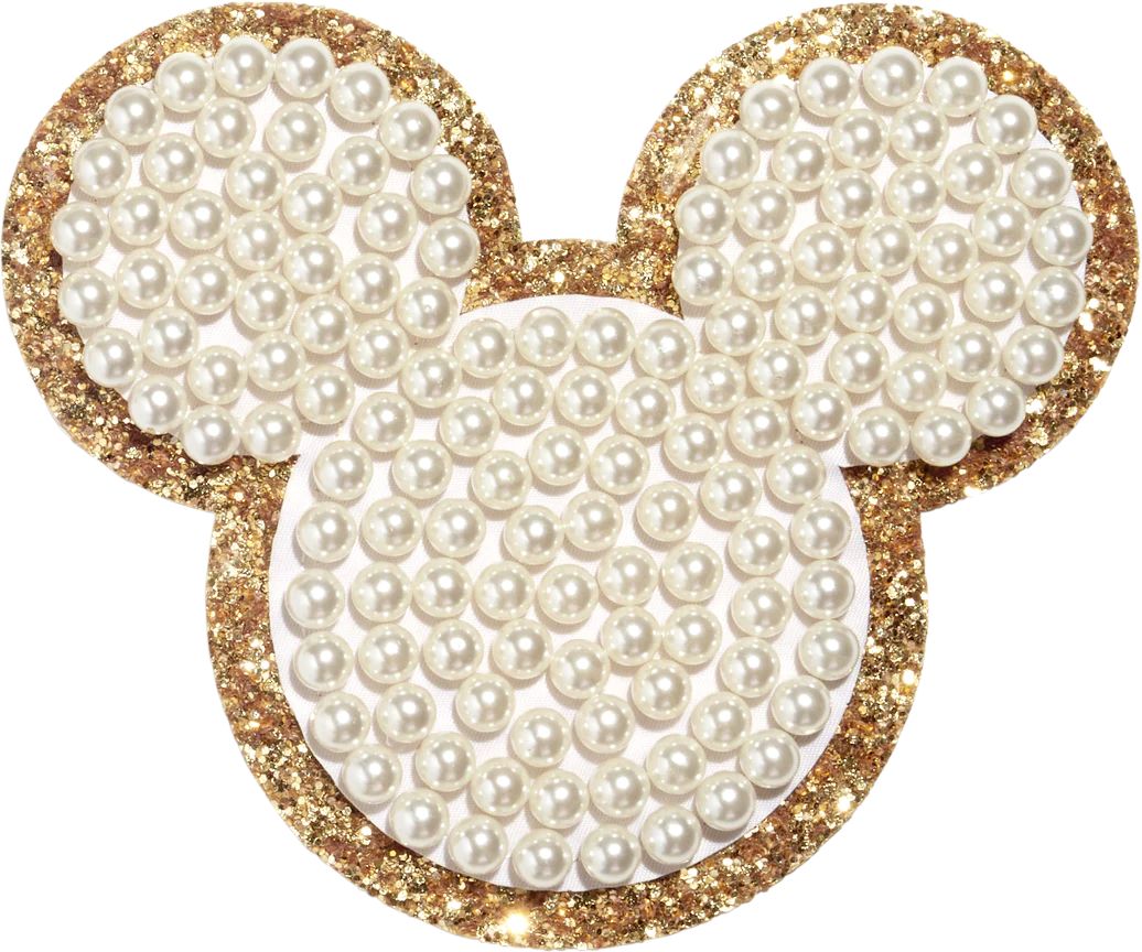 Disney Mickey Mouse Large Glitter Pearl Patch | Stoney Clover Lane